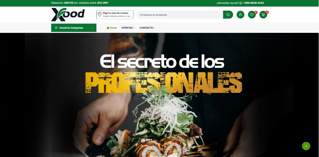 E-commerce Xfood.cl